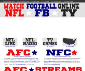 NFlfootballtv.com(NFL Football TV) Screenshot
