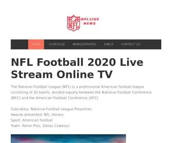 NFllivenews.com(National Football League 2020 Tickets) Screenshot