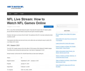 NFllivestreaming.net(How to Watch NFL Live Stream Free Online) Screenshot