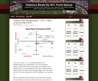 NFlpickles.com(Statistics Beats the NFL Point Spread) Screenshot