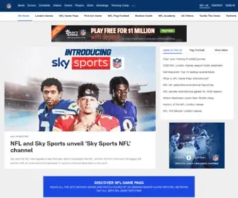 Nfluk.com(NFL United Kingdom) Screenshot