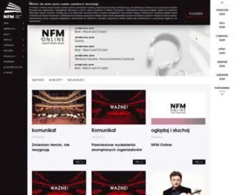 NFM.wroclaw.pl(Narodowe Forum Muzyki) Screenshot