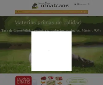 Nfnatcane.es(Alimentación natural para perros y gatos) Screenshot