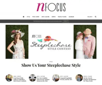 Nfocusmagazine.com(Your guide to Nashville's social scene) Screenshot