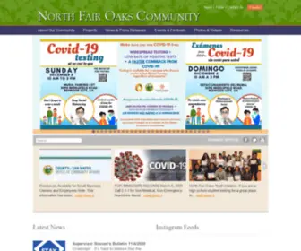 Nfoforward.org(North Fair Oaks Community) Screenshot