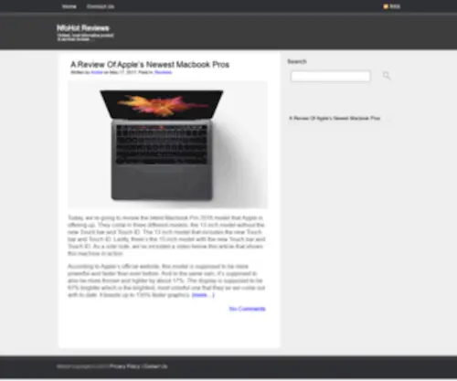 Nfohot.com(Reviews On Top Products & Services) Screenshot