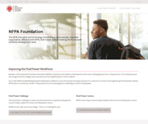 Nfpafoundation.org(Foundations Home) Screenshot