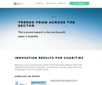 Nfpinnovationindex.com.au(NFP Innovation Index 2019) Screenshot