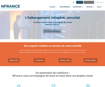 Nfrance.com(Le cloud fran) Screenshot
