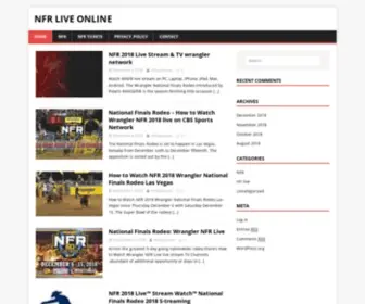 NFrliveonline.com(NFR Live Online) Screenshot