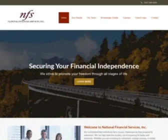 Nfservicesinc.com(National Financial Services) Screenshot