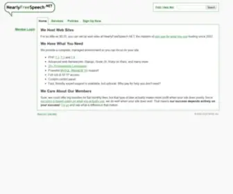 NFshost.com(NearlyFreeSpeech.NET web hosting) Screenshot
