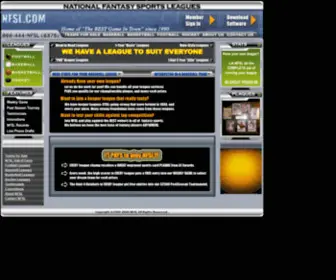 NFSL.com(Fantasy Sports) Screenshot