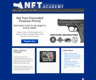 Nftacademy.com(Idaho Concealed Weapons Permit Classes) Screenshot