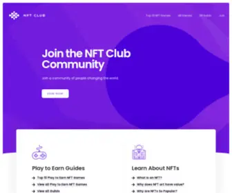 NFTclub.com(NFT Club) Screenshot