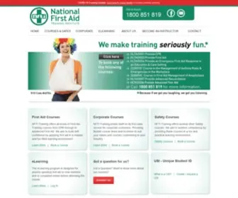 Nfti.edu.au(Sunshine Coast First Aid Training Courses) Screenshot