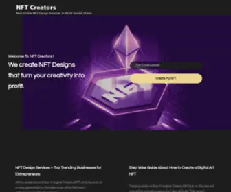 NFTkreator.com(NFT Creators) Screenshot