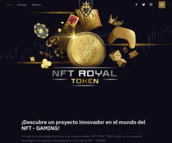 NFtroyaltoken.com(NFT Royal Token) Screenshot