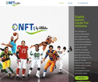NFTSbyathletes.com(Digital Sports Cards) Screenshot