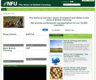 Nfu.org.uk(NFUonline) Screenshot