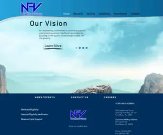 NFVgroup.com(NFV Healthcare Group) Screenshot