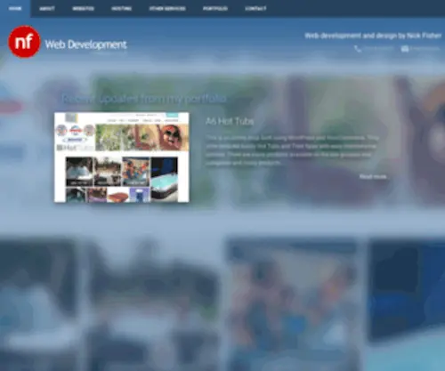 Nfwebdev.co.uk(Freelance Web Developer) Screenshot