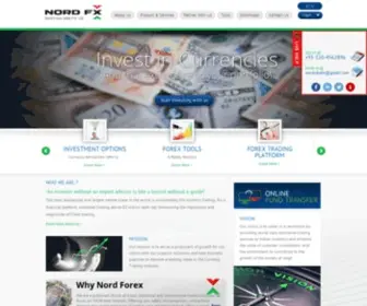 Nfxindia.com(Nord Forex India Private Limited) Screenshot