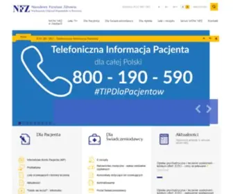 NFZ-Poznan.pl(Poznań) Screenshot
