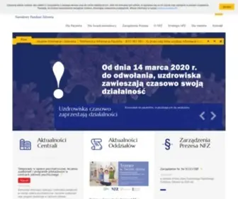 NFZ.gov.pl(Narodowy Fundusz Zdrowia (NFZ)) Screenshot