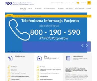 NFZ.poznan.pl(Poznań) Screenshot