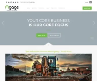 Ngage.co.za(Marketing Agency) Screenshot