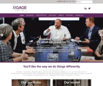 Ngagerecruitment.com(NGAGE Specialist Recruitment) Screenshot