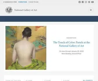 Nga.gov(National Gallery of Art) Screenshot