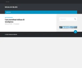 Ngalih.id(Ngalih Blog) Screenshot