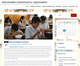 Nganhangdetai.org(Berita Pendidikan Indonesia Saat Ini) Screenshot