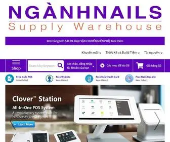 Nganhnails.com(Nails Solutions) Screenshot