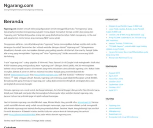 Ngarang.com(Ngarang) Screenshot