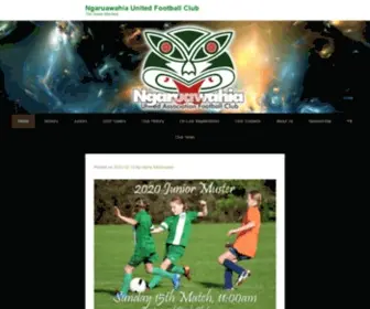 Ngaruawahiafootball.co.nz(The Green Machine) Screenshot