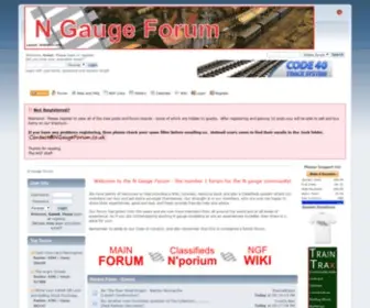 Ngaugeforum.co.uk(N Gauge Forum) Screenshot