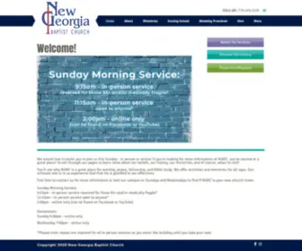 NGBC.org(New Georgia Baptist Church) Screenshot