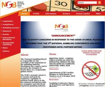 NGB.org.za Screenshot
