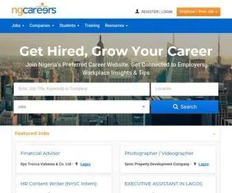 Ngcareers.com(Jobs in Nigeria) Screenshot