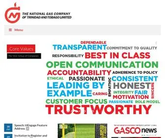 NGC.co.tt(The National Gas Company of Trinidad and Tobago Limited. NGC) Screenshot