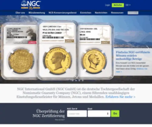 NGccoin.fr(Zertifizierungen von Münzen) Screenshot