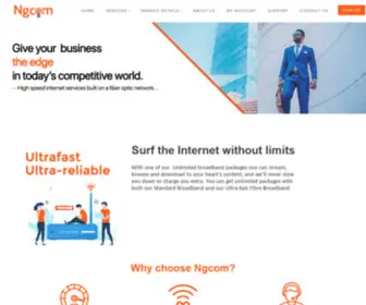 NgcomWorld.com(Unlimited internet service) Screenshot