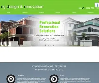 Ngdesignreno.com(Renovation Contractor in Klang) Screenshot