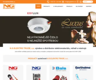 Ngelektro.cz(ELEKTRO TRADE) Screenshot
