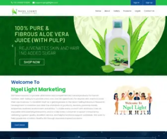 Ngellight.com(Ngel Light Marketing) Screenshot