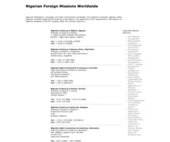 Ngembassy.com(Integrated Information Portal) Screenshot