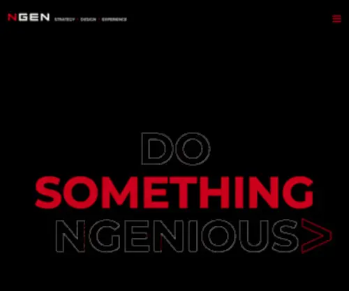 Ngenagency.com(Ngeniously Creative) Screenshot